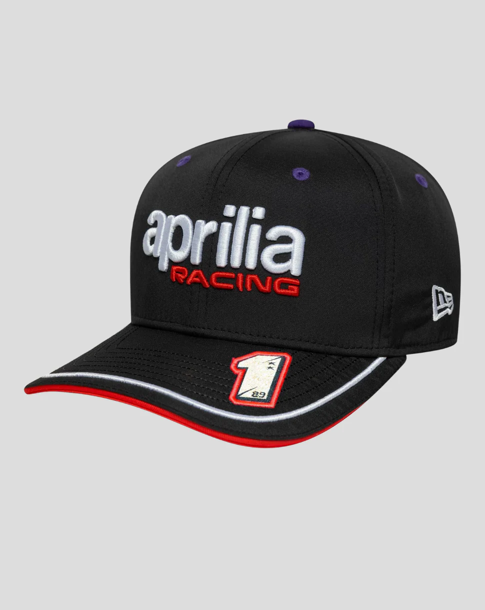 Aprilia Racing Replica Jorge Martin  9SEVENTY Stretch Snap Adjustable Cap - Black