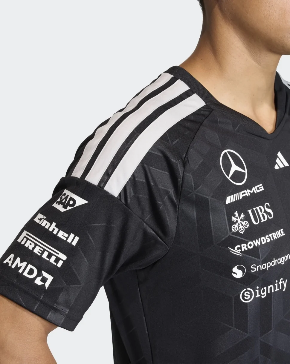 Mercedes AMG Petronas F1 Team Men's Driver T-Shirt  - Black - Image 4