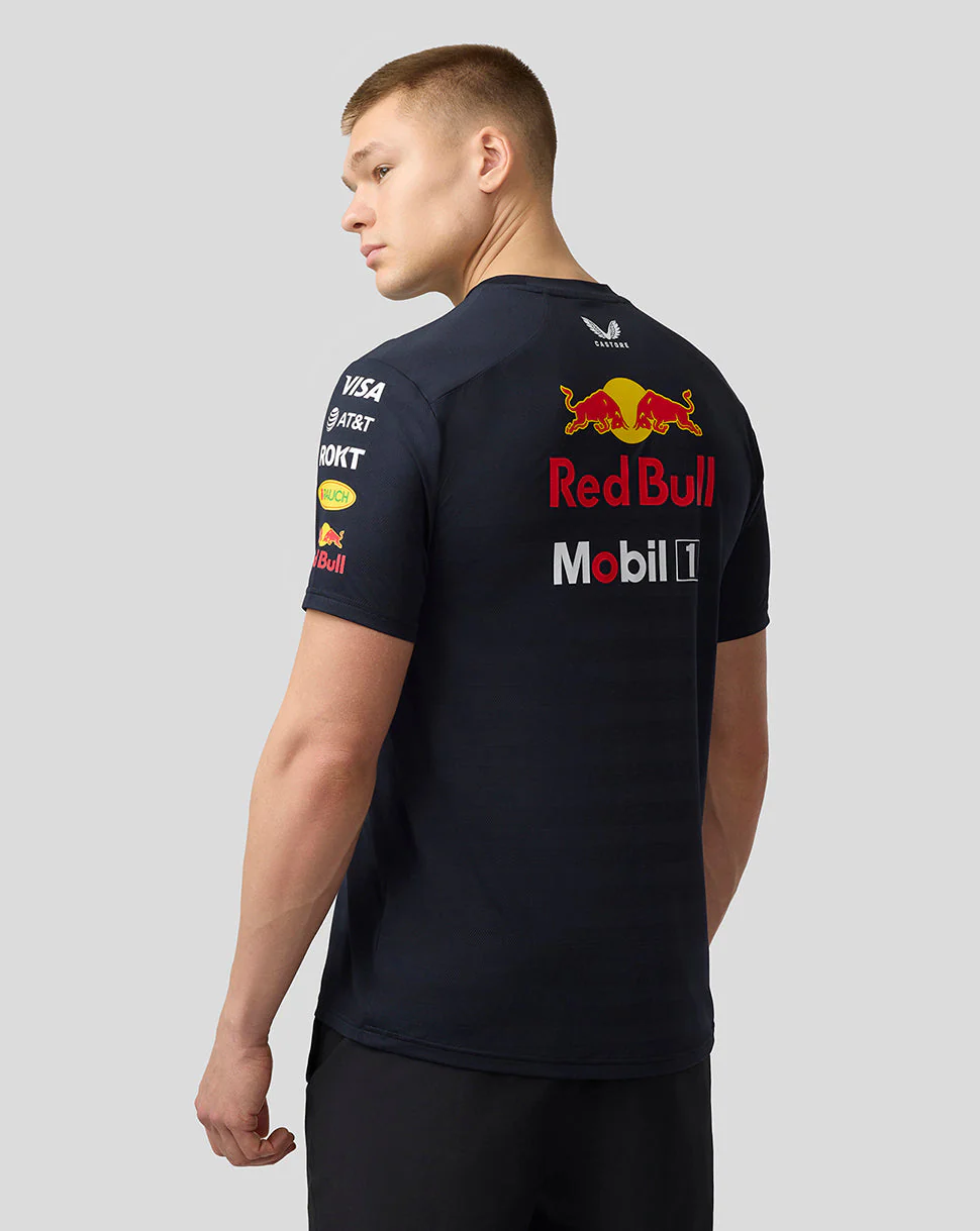 Oracle Red Bull Racing Mens Teamline Set Up T-Shirt - Night Sky - Image 2
