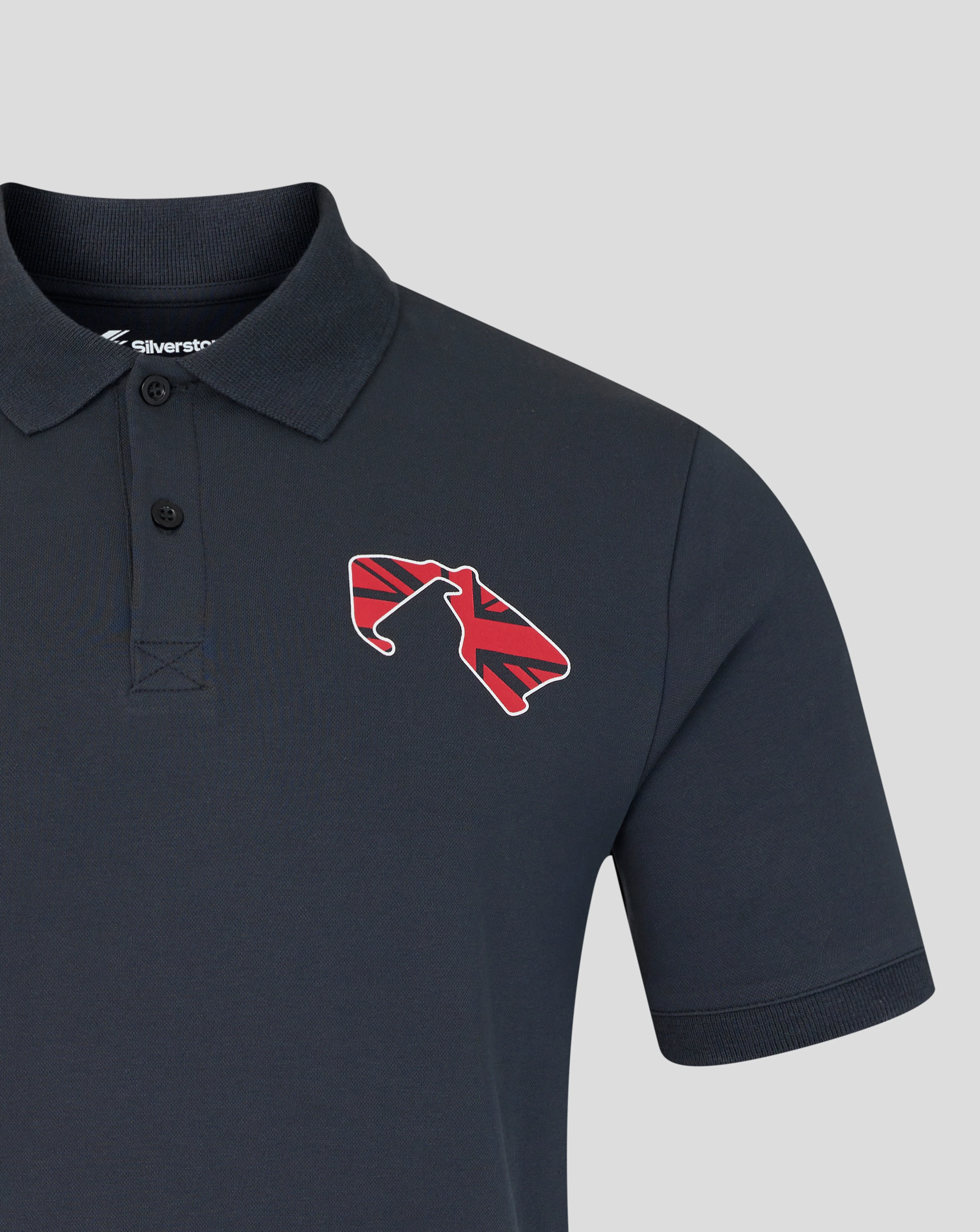 Silverstone Unisex British Injection Regular Fit Polo - Dark Navy - Image 4