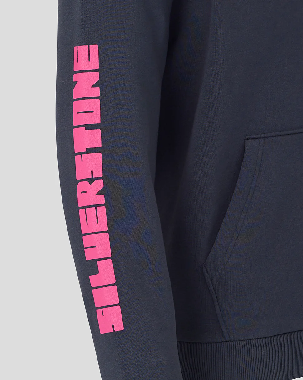 Silverstone Unisex Festival Brights Pullover Hoodie - Dark Navy - Image 3