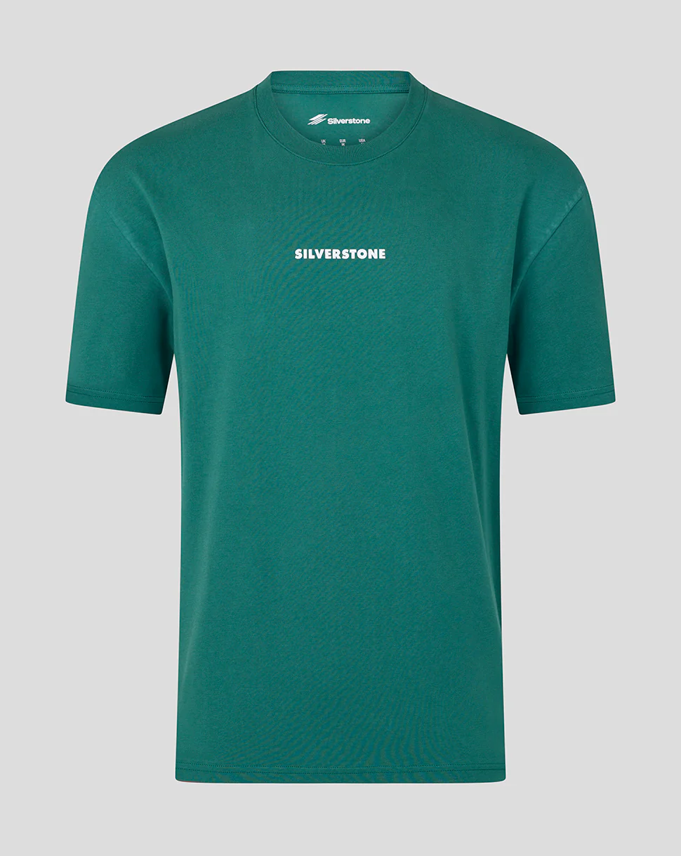 Silverstone Unisex Heritage Short Sleeve T-Shirt - Green