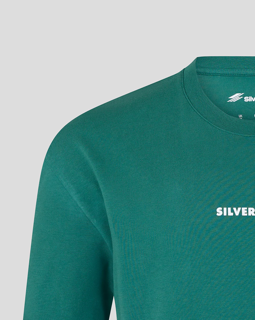 Silverstone Unisex Heritage Short Sleeve T-Shirt - Green - Image 3