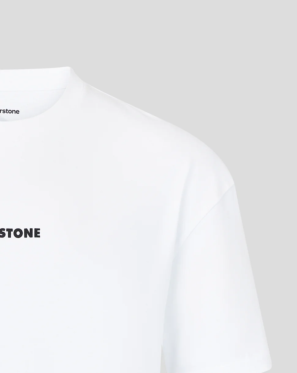 Silverstone Unisex Heritage Short Sleeve Tee - White - Image 4